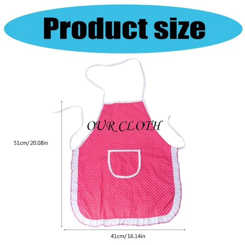 4PCS -Köche Dressing Kids Chefs und Schürze, Köche Kostüm -Set tun vor, Spielen Spielzeug Backwerkzeuge für Kleinkind Y1ac