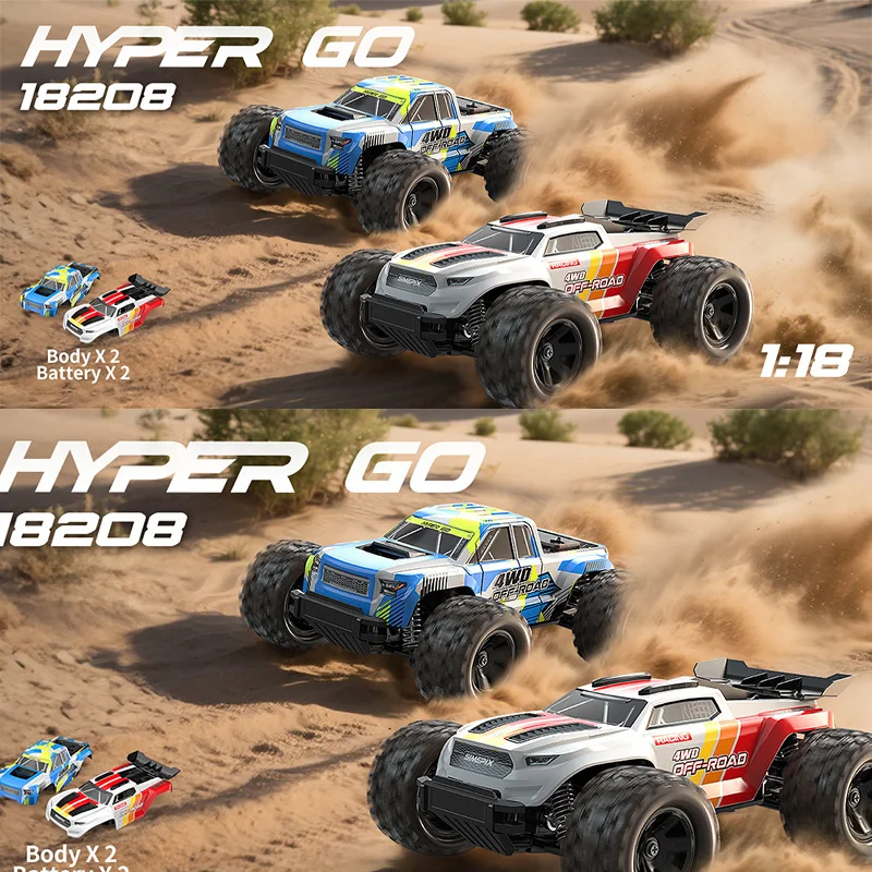 

Новый MJX 1/18 18208 матовый Hyper Go автомобиль с дистанционным управлением игрушечный автомобиль с независимой электрической регулировкой 30 км/ч альпинистский внедорожник игрушки