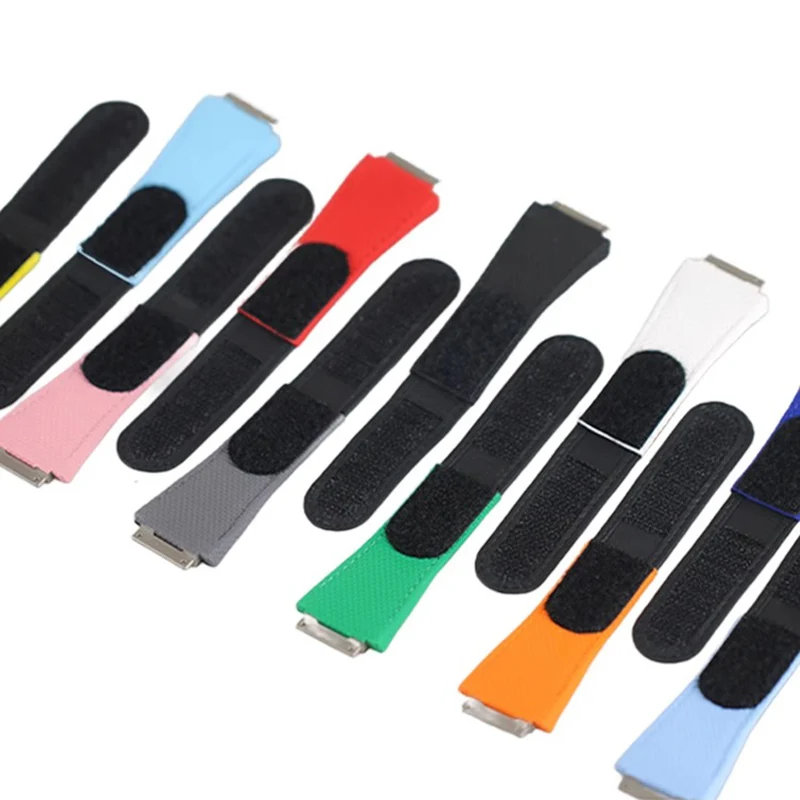 For Richard Miller VITON Strap RM53 27-04 3503 055 RM11-03 65-01 011 007 RM61-01 Customized Nylon Fluororubber Braided Watchband