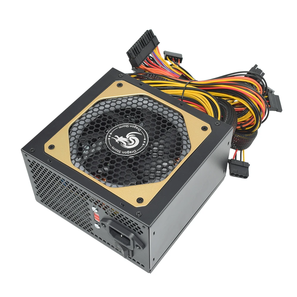 JULONGFENGBAO 110/230 فولت 24Pin Atx Fonte 400 واط 600 واط RGB ملون PSU 12 فولت سطح المكتب لعبة فيديو مصدر إمداد الطاقة #4