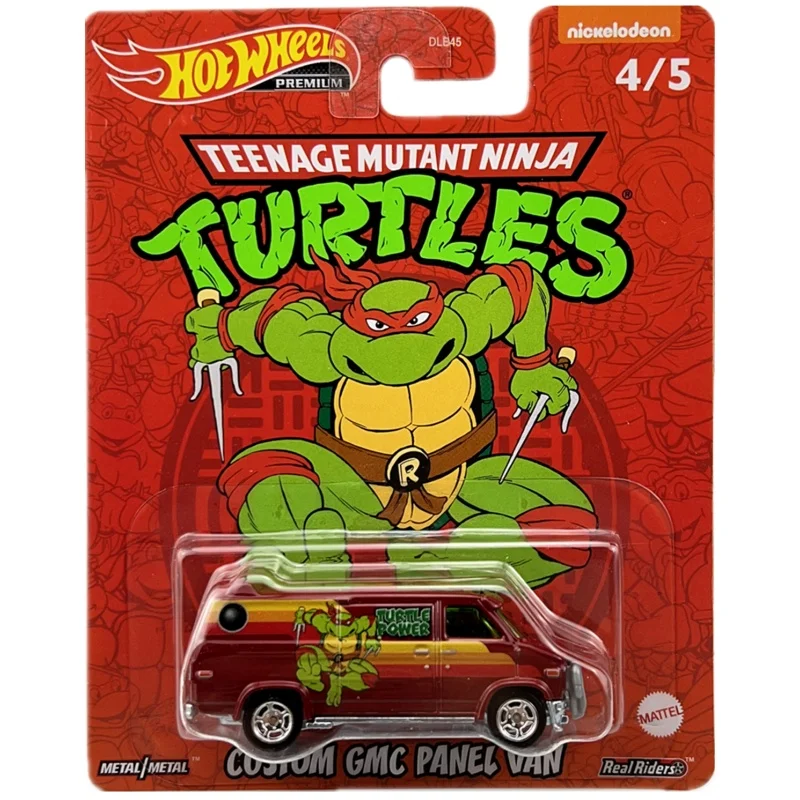 Originale Hot Wheels 1/64 Pop Culture 2022 N Caso Tartarughe Ninja Dlb45 Diecast Modello di Auto Giocattoli per I Ragazzi Regalo