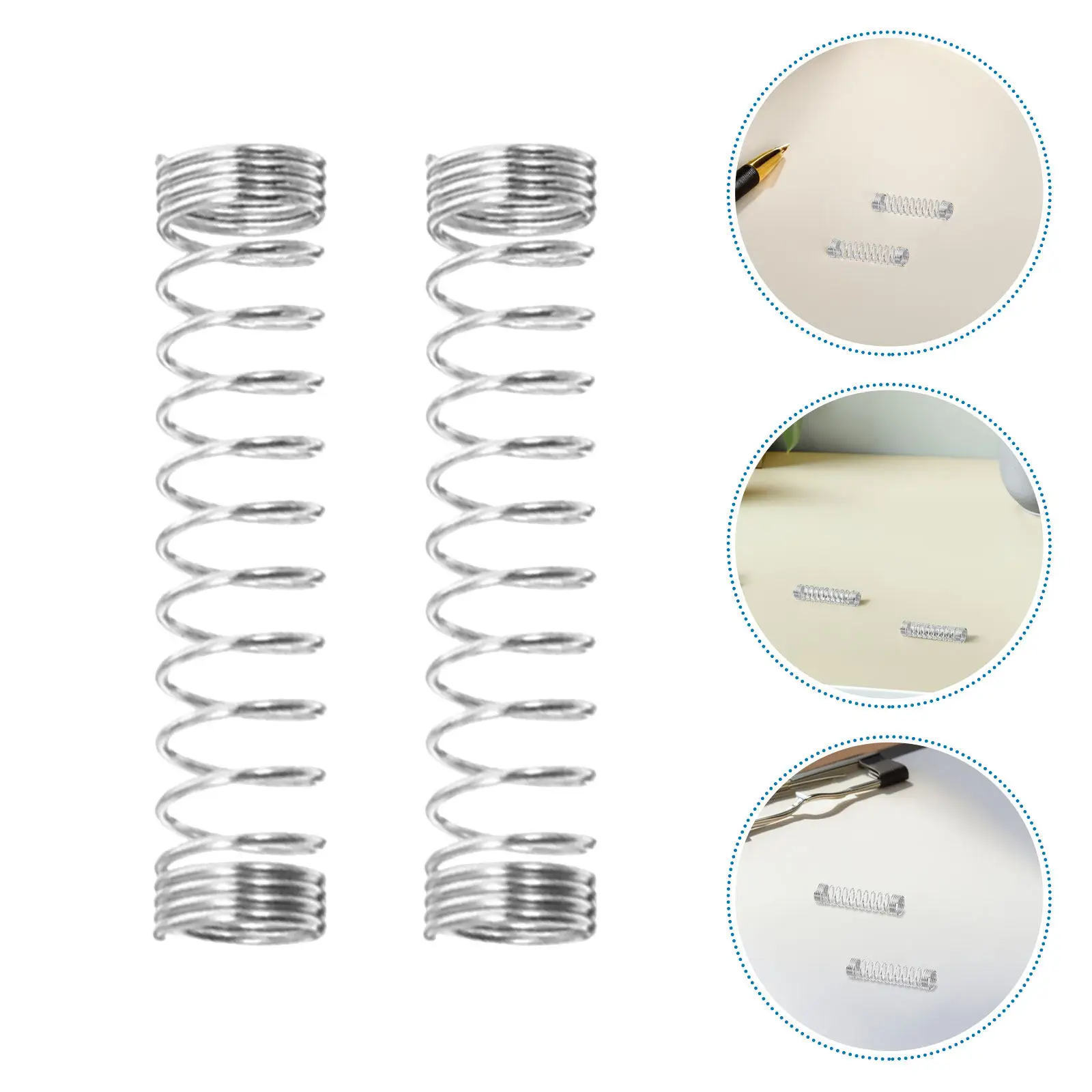 

200Pcs Compression Springs Stainless Steel Pen Core Wire Diameter 0.4mm Outer Diameter 4.5mm Length 20Mm Ballpoint Pen Pressure