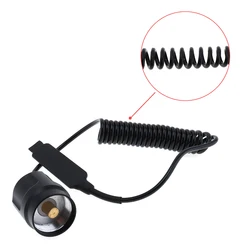 Joli de pression à distance pour la chasse, lampe de poche LED, torche Dullight, interrupteur arrière, adapté pour C8, C2, Q5, R5, T6