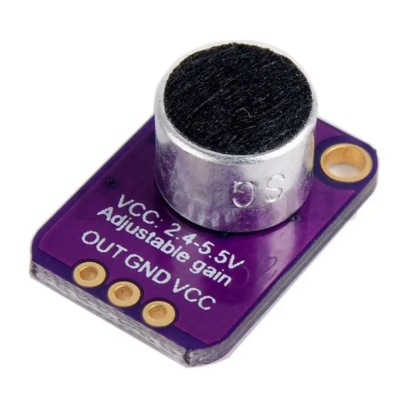 ABYC GY-MAX4466 Electret-microfoonversterkersensor met instelbare versterking