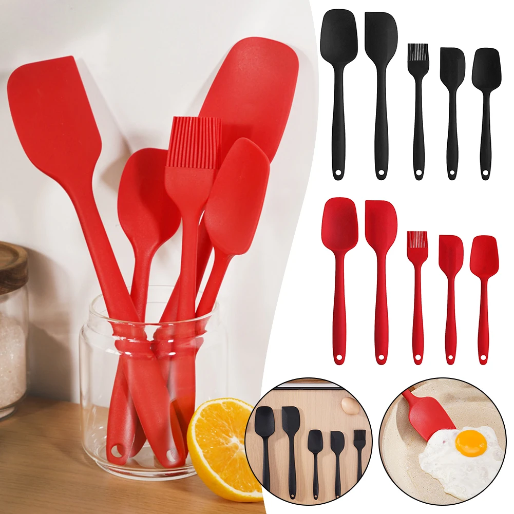 

Oil Brush Spatula Set For Baking Multipurpose Reusable Stirring Rod For Cake Making