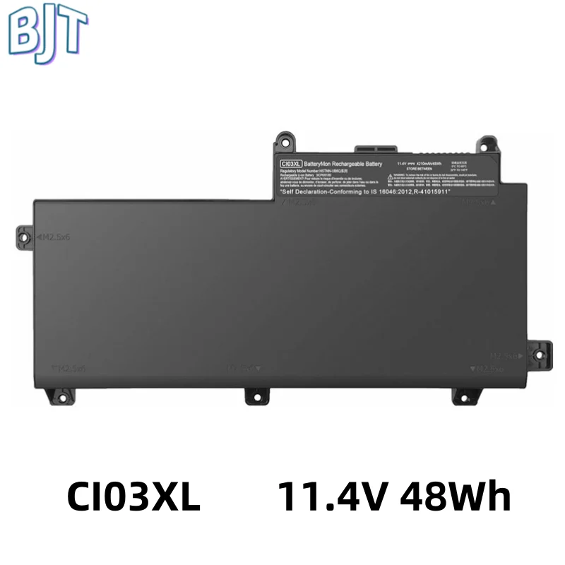 

11.4V 48Wh New Battery Laptop CI03XL For HP ProBook 640 645 650 655 G2 G3 CI03 HSTNN-UB6Q 801554-001 HSTNN-LB6T Lithium