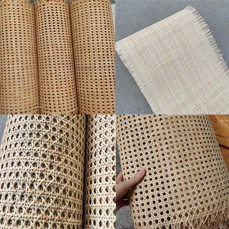 Natural Indonesian Rattan Cane Webbing Home Furniture Chair Cabinet Ceiling Repair Decorative Material