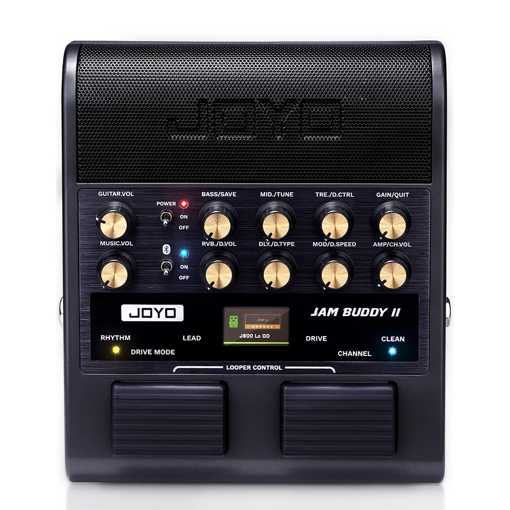 Amplificateur de guitare électrique et pédale multi-effets JOYO JAM BUDDY II Combo Enregistrement OTG 14 modèles d'amplis Bluetooth pour la pratique