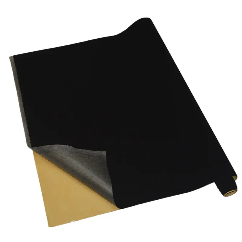 45cm*3m Self-adhesive Black Flocking Velvet Fabric Sticky Back Self Adhesive Velvet Fabric Craft Sticker for Jewelry Box - Image 4