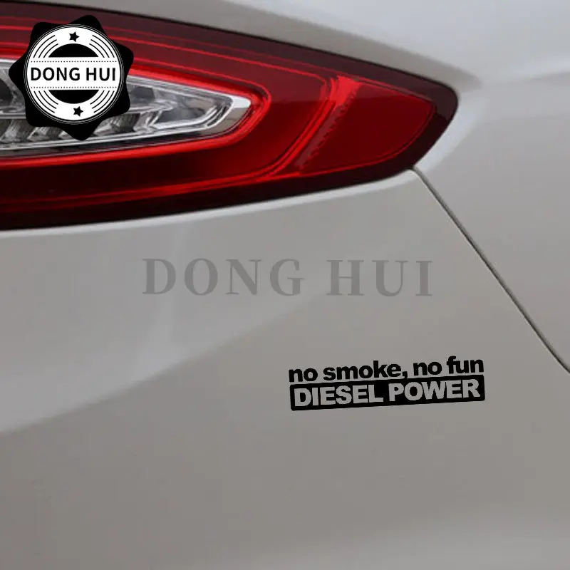 No Smoke No Fun Sticker Diesel Power Decals Motorcycle Off Road Vehicle Refrigerator Helmet Laptop PVC Decorative Waterproof