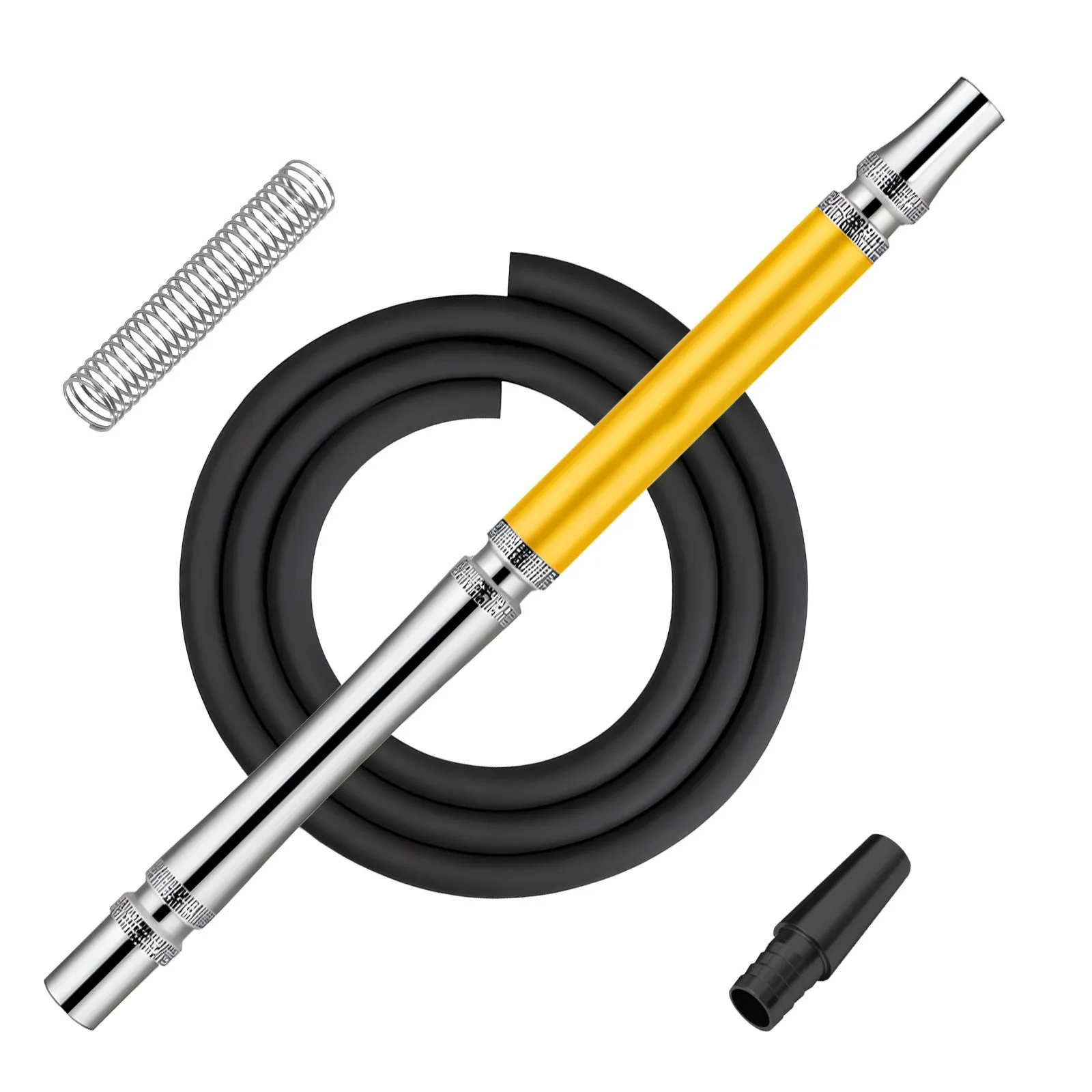 HOOKAH bar hookah accessories hookah straw set aluminum alloy handle silicone tube
