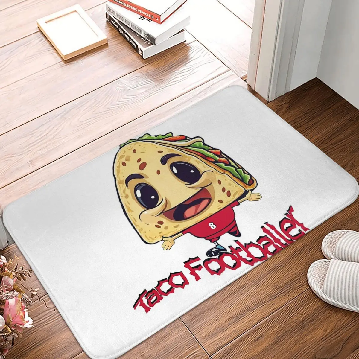 Taco Footballer Non-slip Doormat Floor Mat Water oil proof Carpet Rug for Kitchen Entrance Home Bedroom Footpad Mats