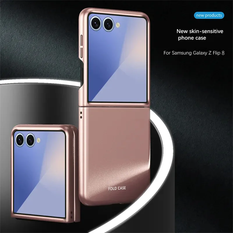 Skinlee For Samsung Galaxy Z Flip 8 5G Clear and radiant soft shell with a skin-like feel For Samsung Galaxy Z Flip 8 5G Casing