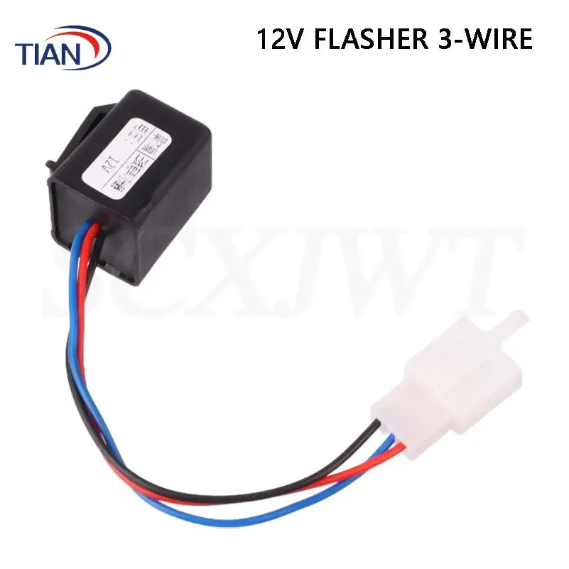 Three Wire 12V LED Adjustable Light Flasher Blinker Relay Fix For Turn Indicator LED Light Relay Relay Indicator Relay General
