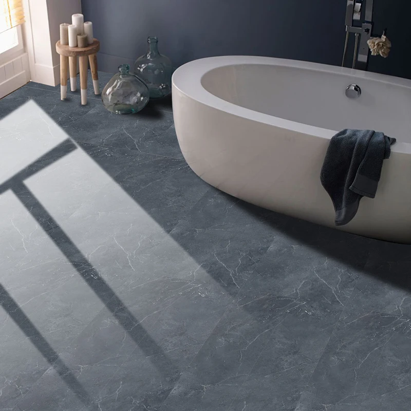 4pcs/16pcs Self-Adhesive Marble Peel and Stick Wallpaper Floor Tile Wall Stickers for Home Bathroom Kitchen Wall Sticker 30x15cm