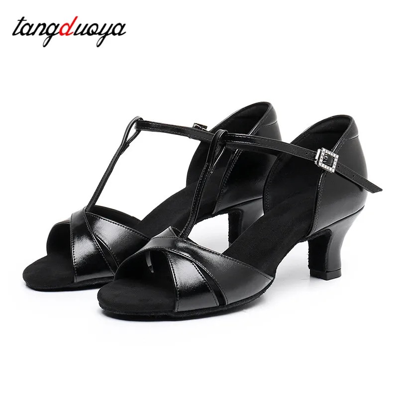 Tangduoya Damen Latin Tanz schuhe mit weicher Sohle Großhandel Party Square Tango Jazz Tanz schuhe Frauen High Heels 5.5/7/8cm