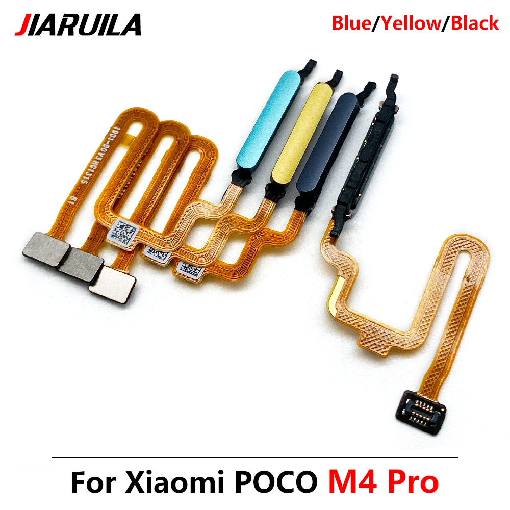 جديد بصمة الماسح الضوئي القائمة معرف زر المنزل العودة مفتاح التعرف على الاستشعار الكابلات المرنة ل Xiaomi Poco M3 M4 Pro F3 GT