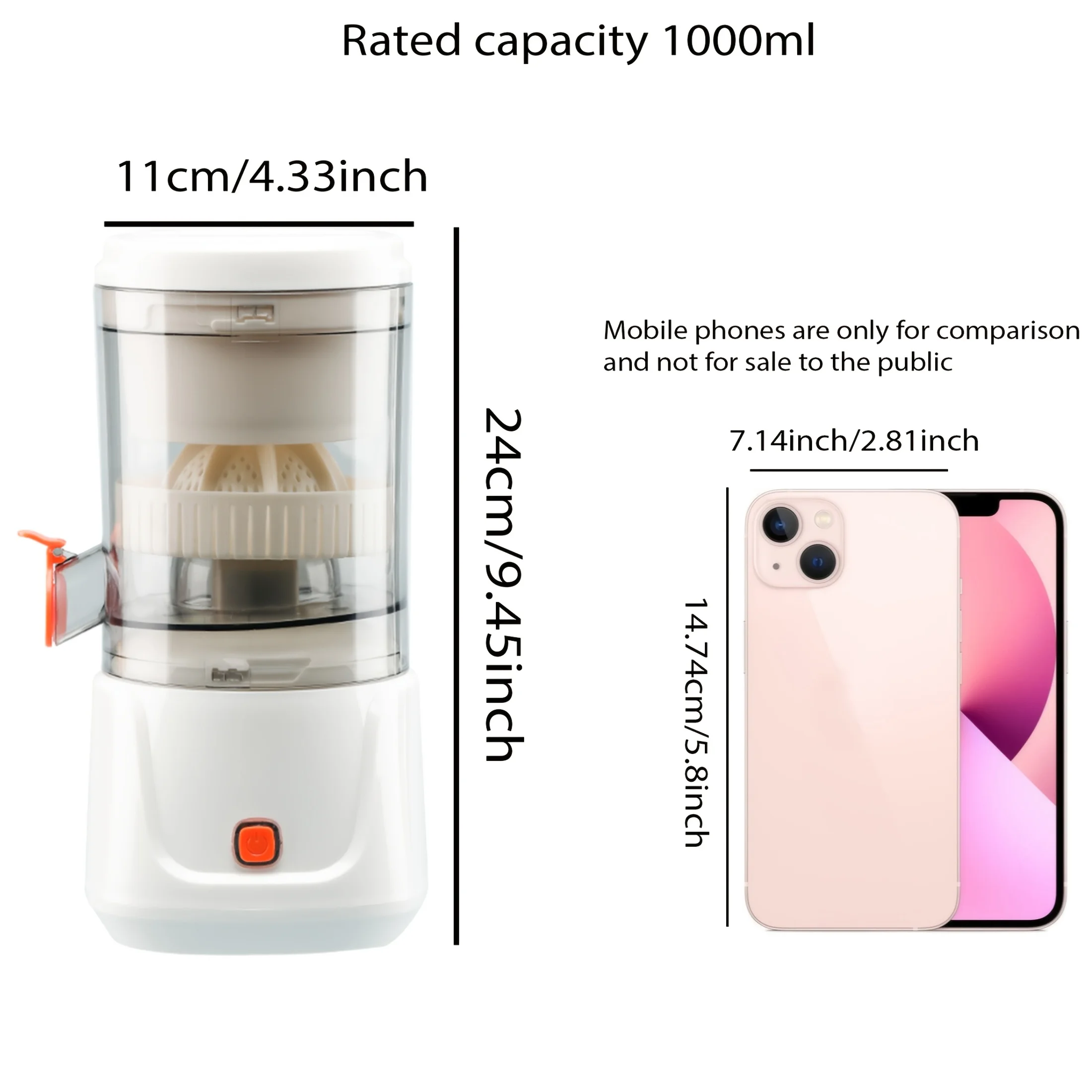 1 قطعة عصارة أطفال متعددة الوظائف - خلاط فواكه وعصير محمول