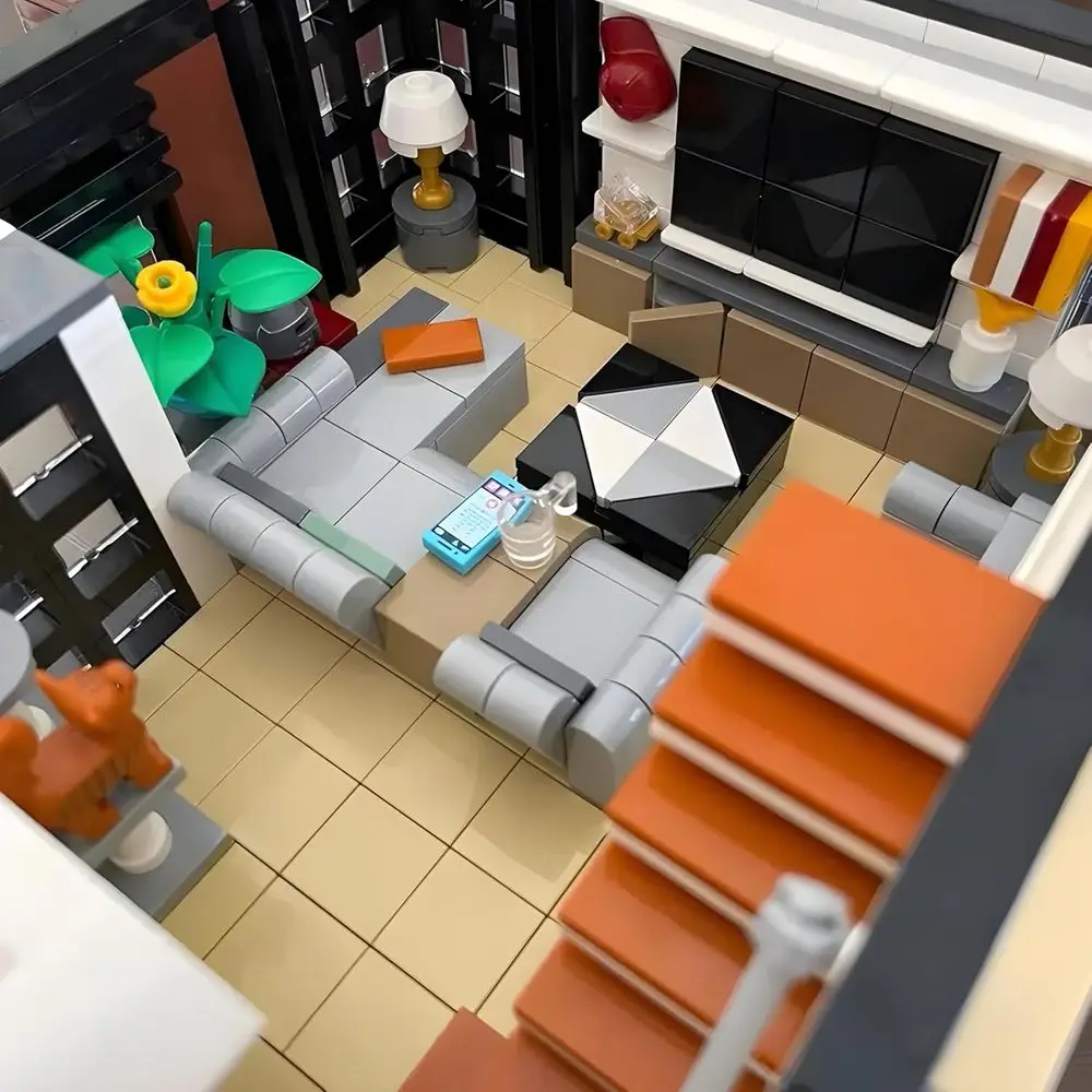 Jim's Modular Cubist Villa: Compatible City Building Blocks for Lego & Major Brands