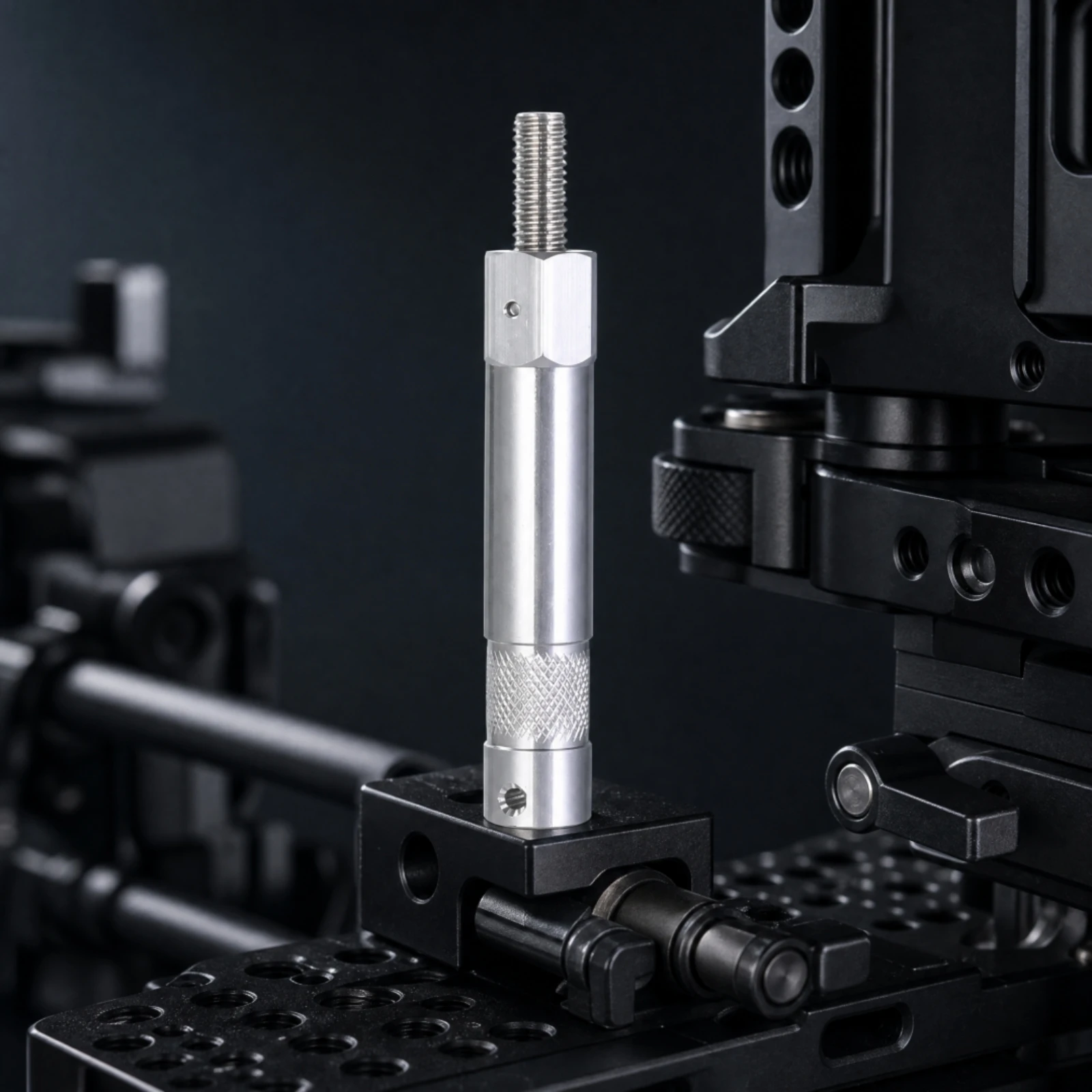 Camera Accessory Lightweight 16mm Camera Extension Post for Videographers, Custom Rig Building, on-Location Filming