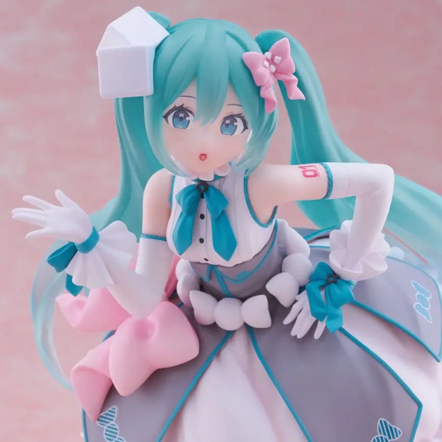 

Anime Figure Hatsune MikuAnime surroundings Beautiful Girl Shining Candy Hatsune Miku Figma Kawaii Model Doll Ornament Gifts