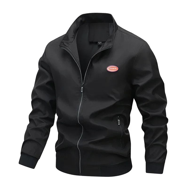 

Autumn Jacket Men Black Fashion Outwears Clothing Ropa Hombre Coats Motorcycle Racing Windbreaker Jackets for Men Plus Size 4XL