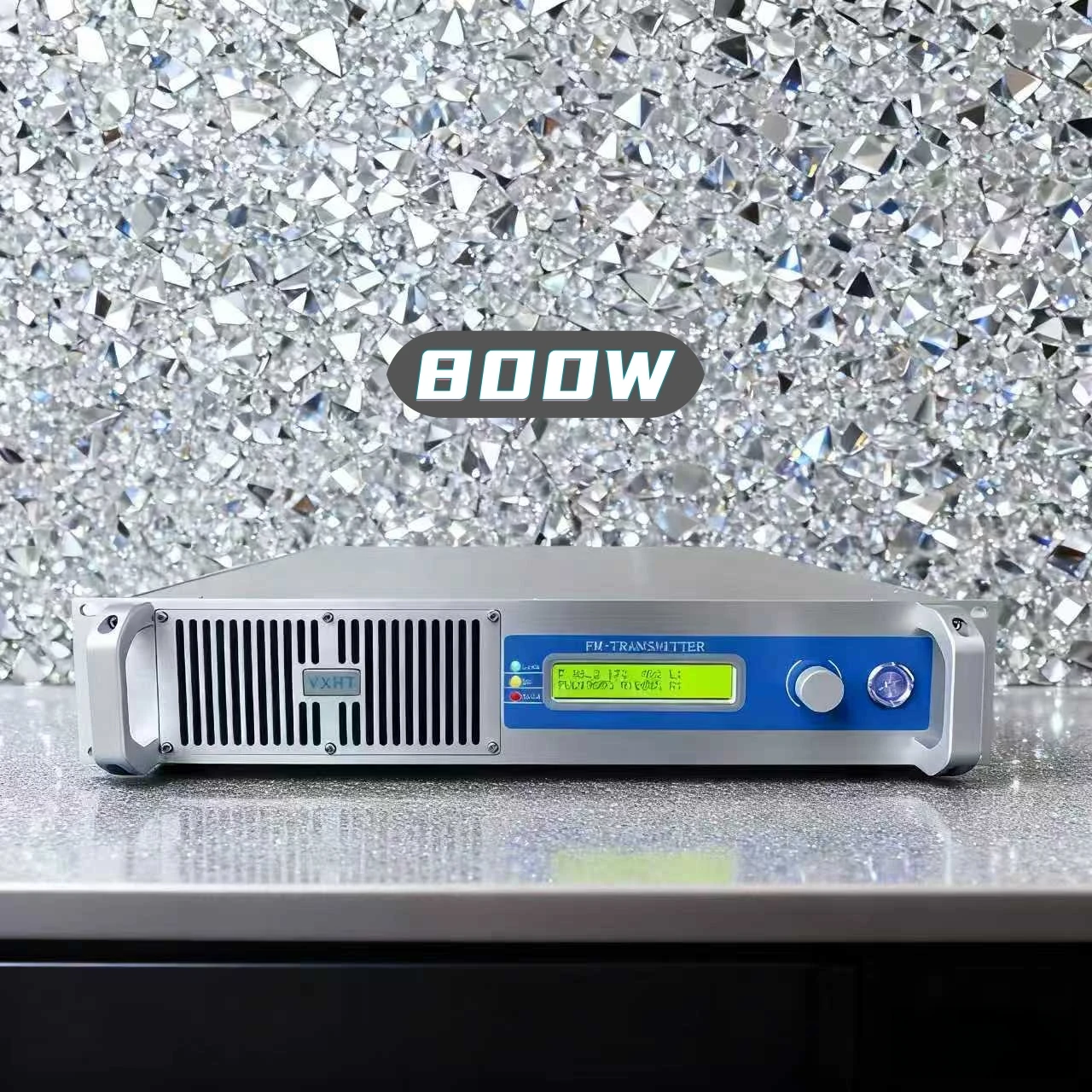 

YXHT-800W FM Transmitter 100-240V Global Voltage (110V&220V Ready) - CD Audio, Knob Control, SCA, for Community/Business Park