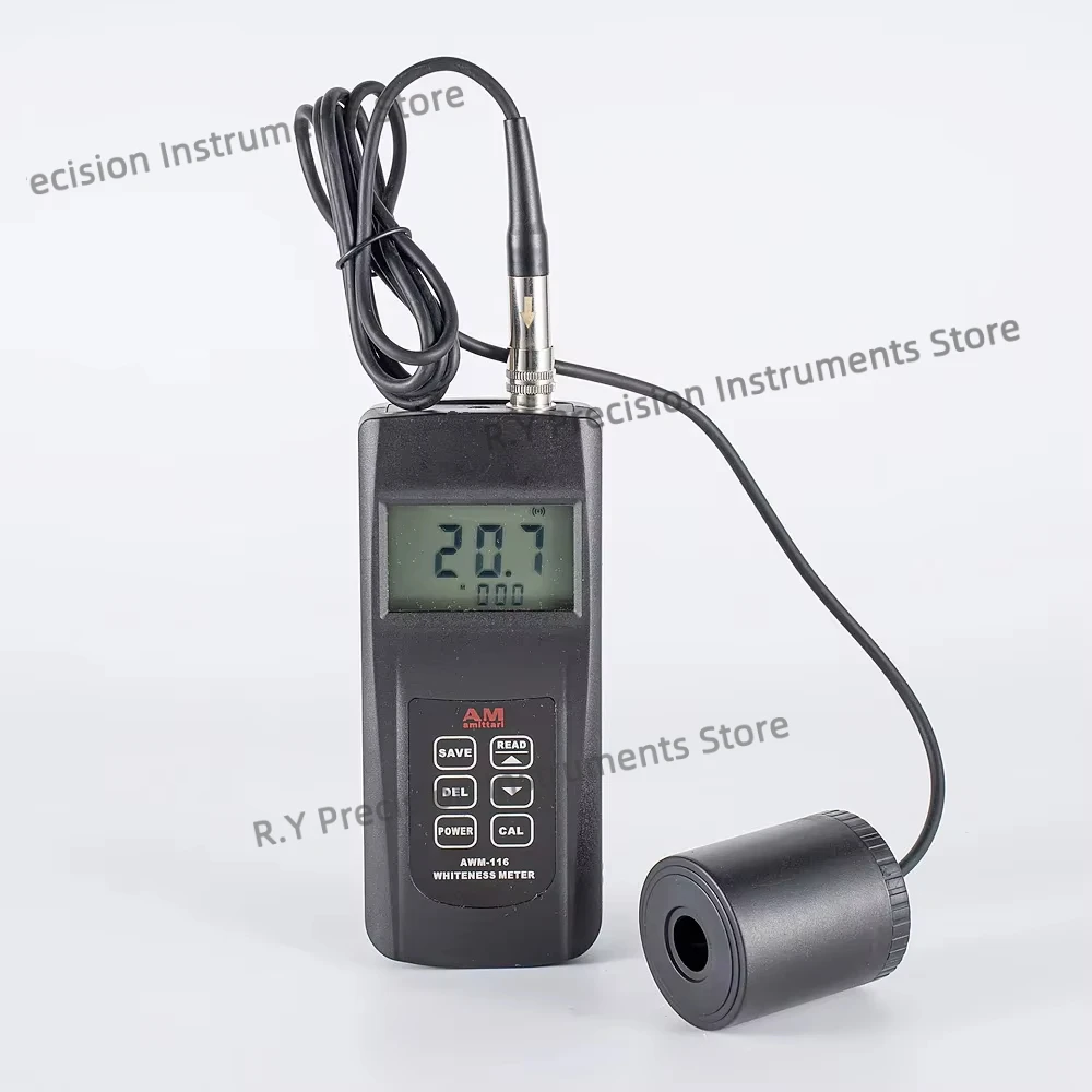 Digital Whiteness Meter AWM-116 Printing Coating Ceramic Paper Flour Cosmetic Whiteness Tester