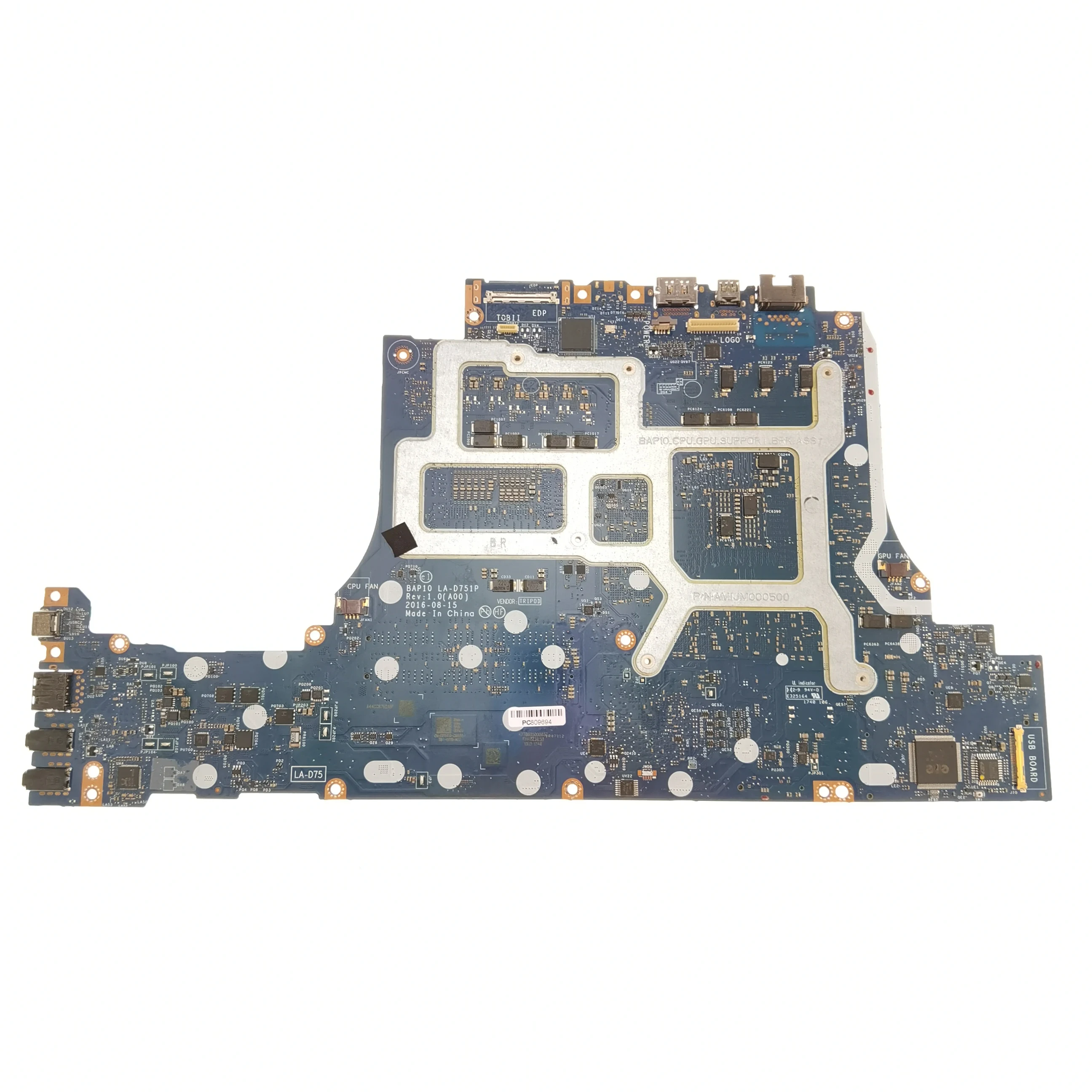 BAP10 LA-D751P للوحة الأم للكمبيوتر المحمول DELL ALIENWARE 15 R3 17 R4 مع وحدة المعالجة المركزية i7-6700HQ i7-7700HQ i7-7820HK GTX1070/1060 وحدة معالجة الرسومات 0FCWVF 00DGP