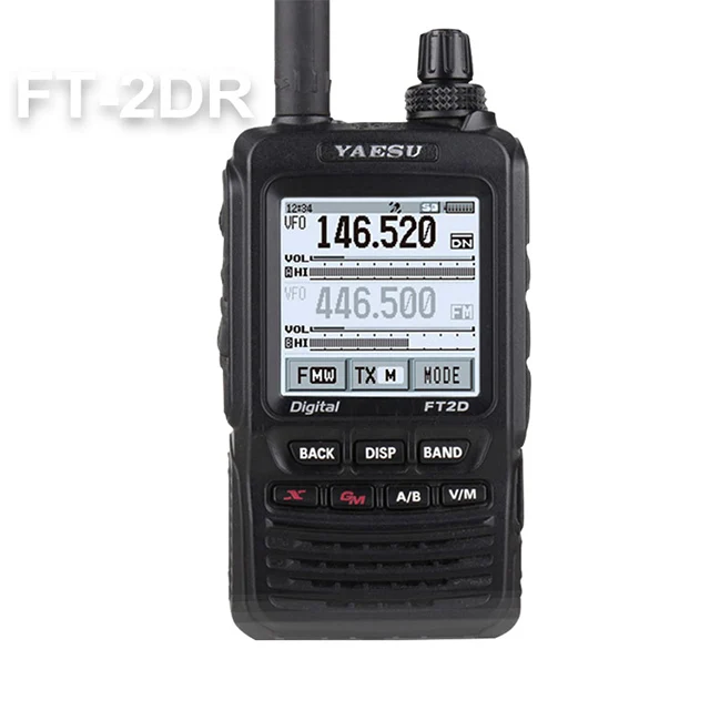 YAESU FT2DR Talkie Walkie 20km Range VHF UHF Wholesale Car Handheld Ham Radio Equipment For Sale, Talkie Walkie 50km