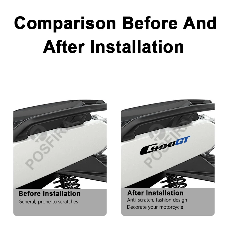 POSFIRA Motorcycle Sticker Waterproof Bike Decal for BMW C400 C 400 GT C400GT Accessories 2019-2025 2024 2023 2022 Stickers