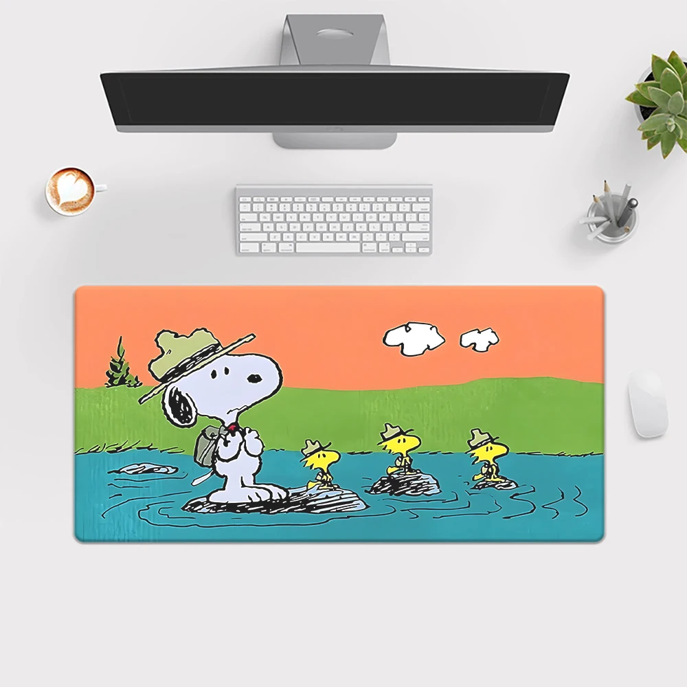 Large Mousepad XXL Snoopy  Pad Keyboard Gaming Accessories Mouse Mats Game Office Computer PC Gamer Laptop Desk Mat