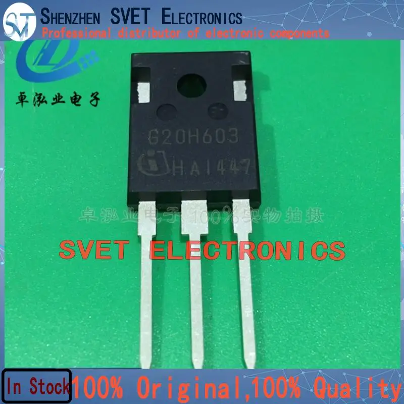 10PCS-50PCS  IGW20N60H3 G20H603 TO-247 IGBT/  Original In Stock Fast shipping