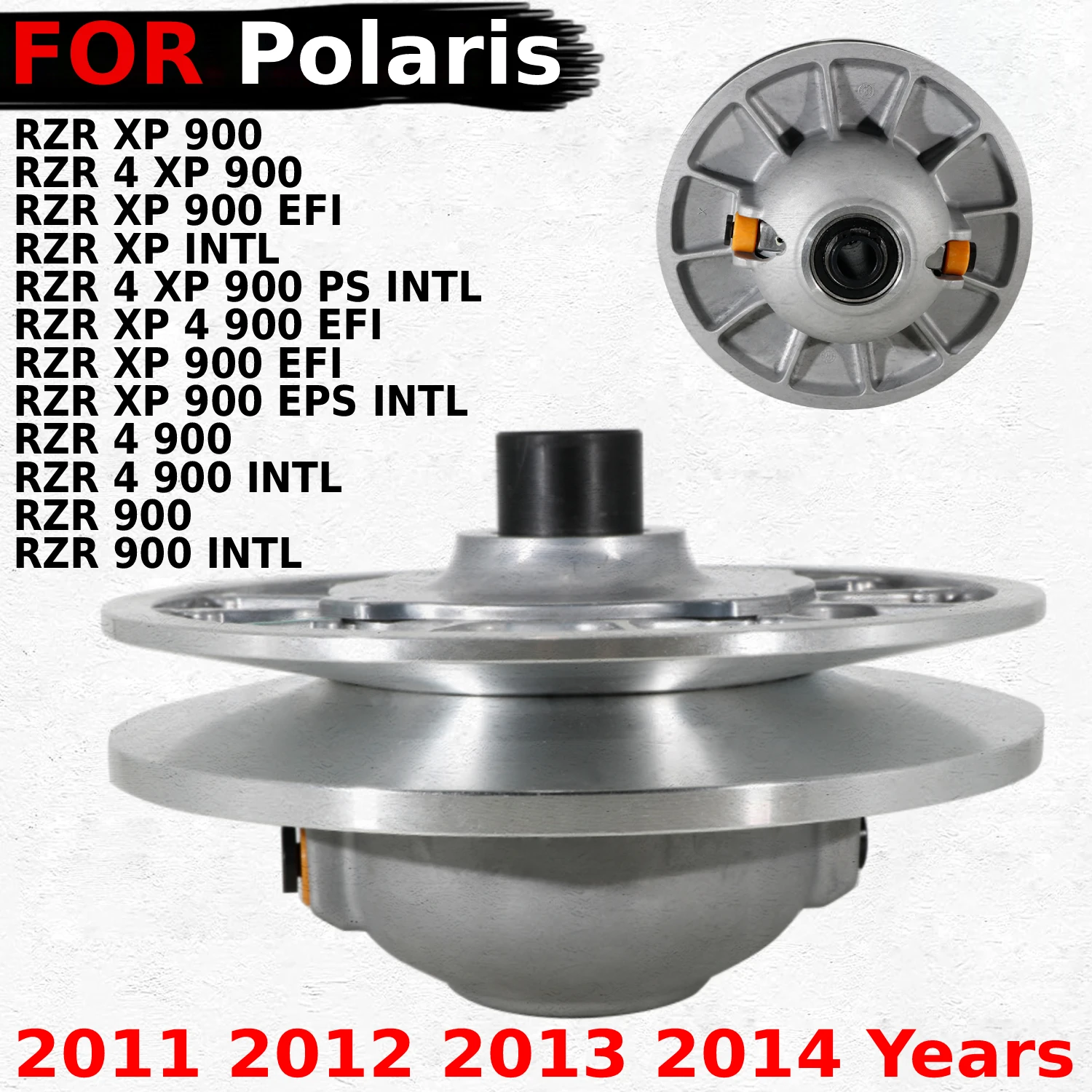 

Original Motorcycle Secondary Clutch Driven for Polaris RZR 4 XP 900 EFI PS EPS INTL 2011 2012 2013 2014 Years OEM:1322946