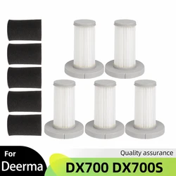 Filtro HEPA de aspiradora de mano, accesorios de repuesto para Xiaomi Deerma DX700 DX700S