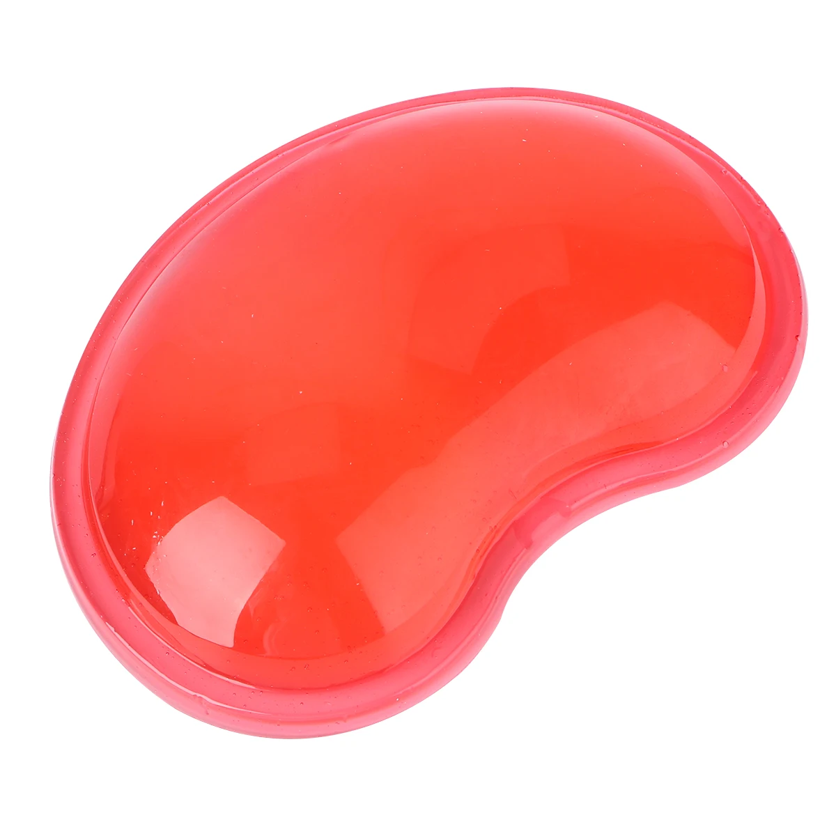 

Wrist Cushion Heart Shaped Mouse Pad with Rest Support Keyboard Desk Computer Red