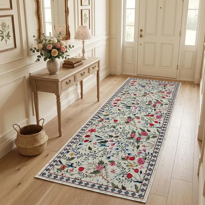 Neutral Base Carpet Refined Detail Work Sophisticated Aesthetic Easy Clean Surface For Luxury Hotel Or Mansion Interior