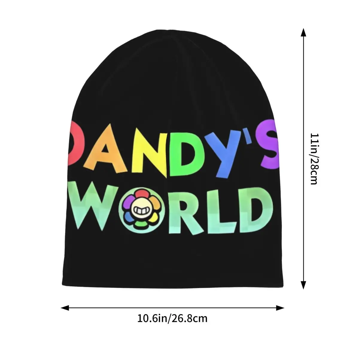 Dandy's World Cartoon Bonnet Hats Hip Hop Outdoor Skullies Beanies Hat Horror Game for Men Women Summer Thermal Elastic Cap