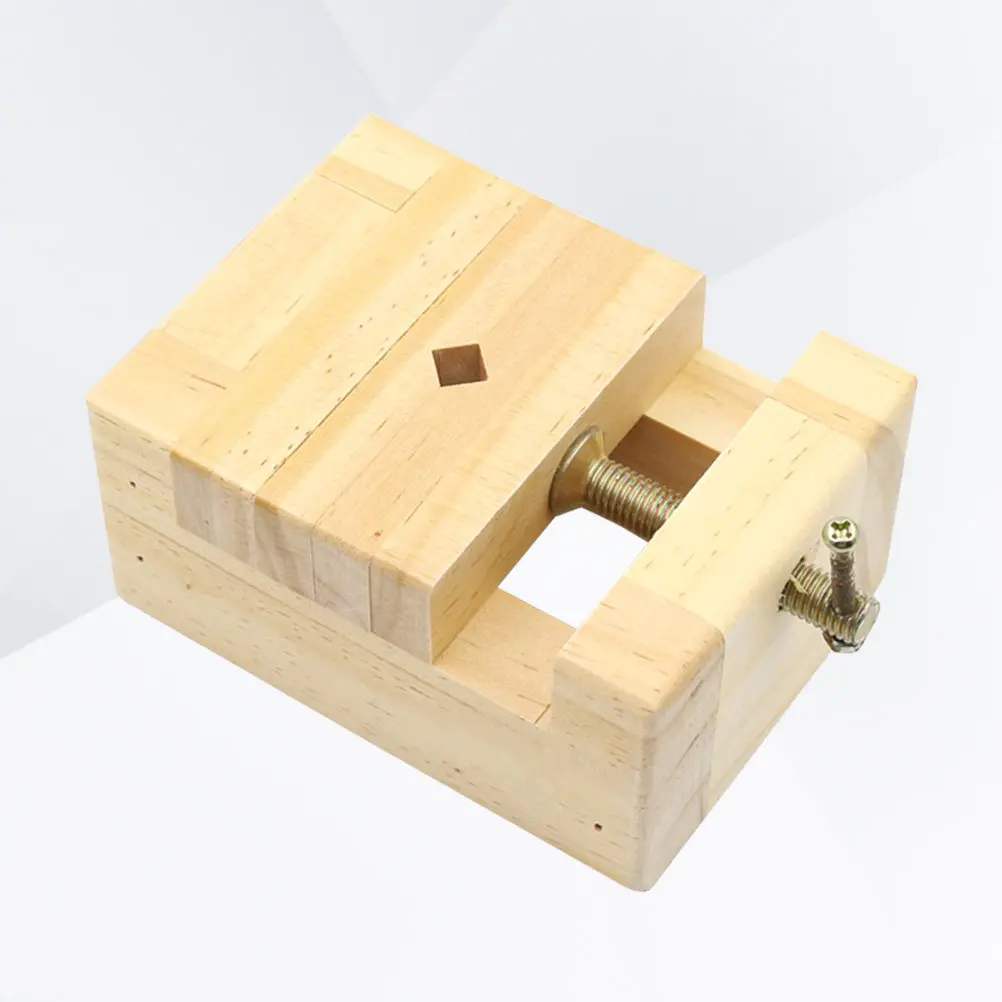 

Wooden Engraving Fixing Tool for Stamp Making Carving Small Decorative Crafts Comfortable Grip Special Hole Design Engraved Tool
