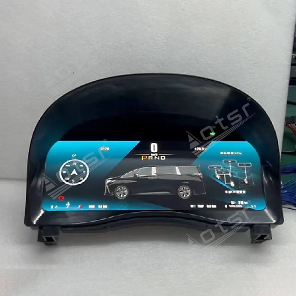 12.3 '' for Toyota Vellfire 20 Series 30 Series,2008-2023 Models,upgraded To 40 Series,full LCD Instrument Panel Digital Cluster