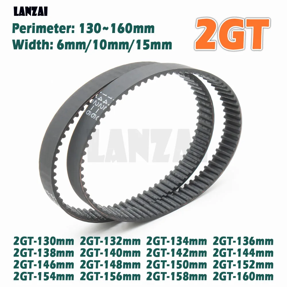 المطاط مؤقت اشتعال حلقة مغلقة 2GT 130 132 134 136 138 140 142 144 146 148 150 152 154 158 160 مللي متر ثلاثية الأبعاد محرك الطابعة نقل #3
