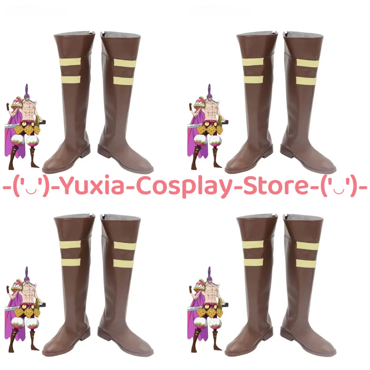 

Юксиакосплей! Обувь для косплея OP Charlotte Cracker, реквизит для персонажей игры в стиле аниме, ботинки из искусственной кожи, карнавальный костюм на Хэллоуин