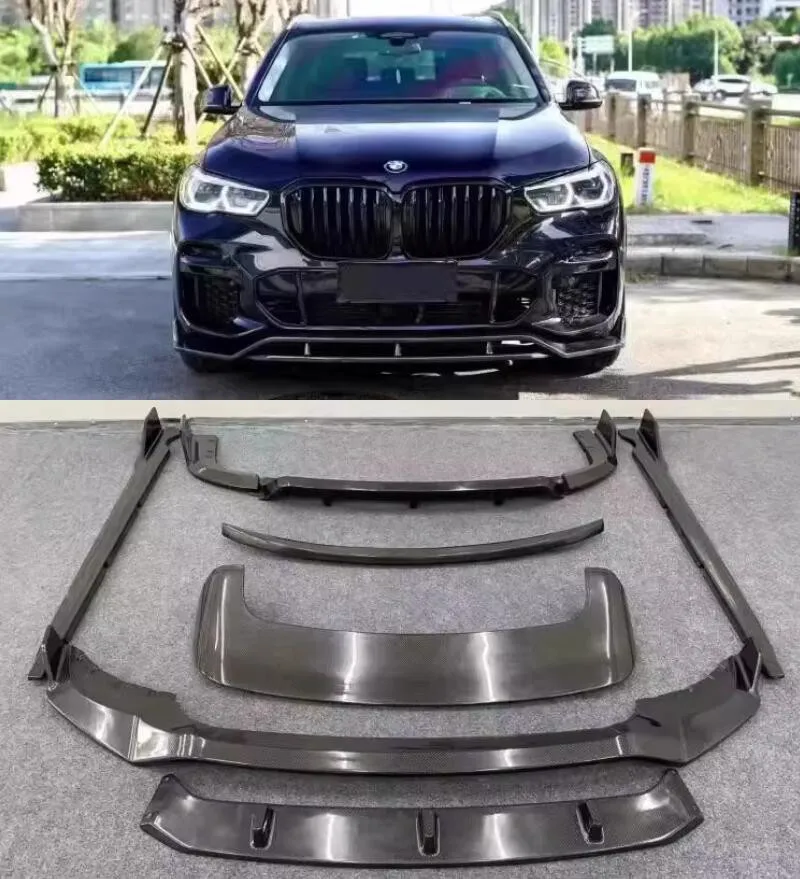 

For Bmw G05 X5 High Quality Carbon Fiber Bumper Front Lip Rear Diffuser Side Skirts Spoiler Car Body Kit 19-23