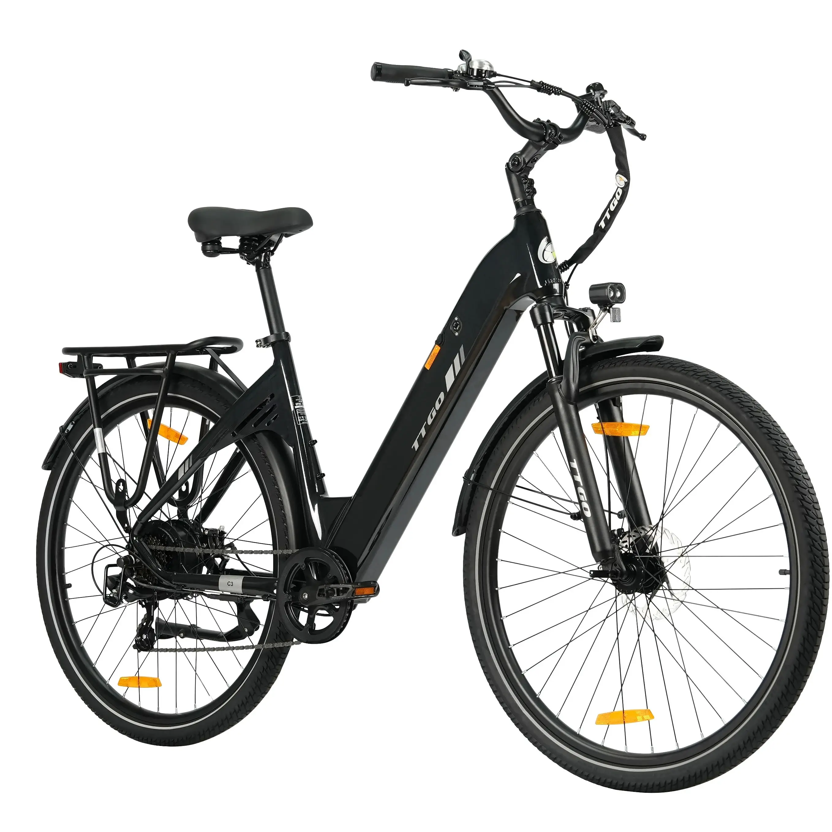 Erwachsenen-Stadtfahrrad TTGO C3SE 250W 36V 18Ah Kurzstrecken-Elektrofahrrad 28*2,0 Zoll Reifen Outdoor-Elektrofahrrad