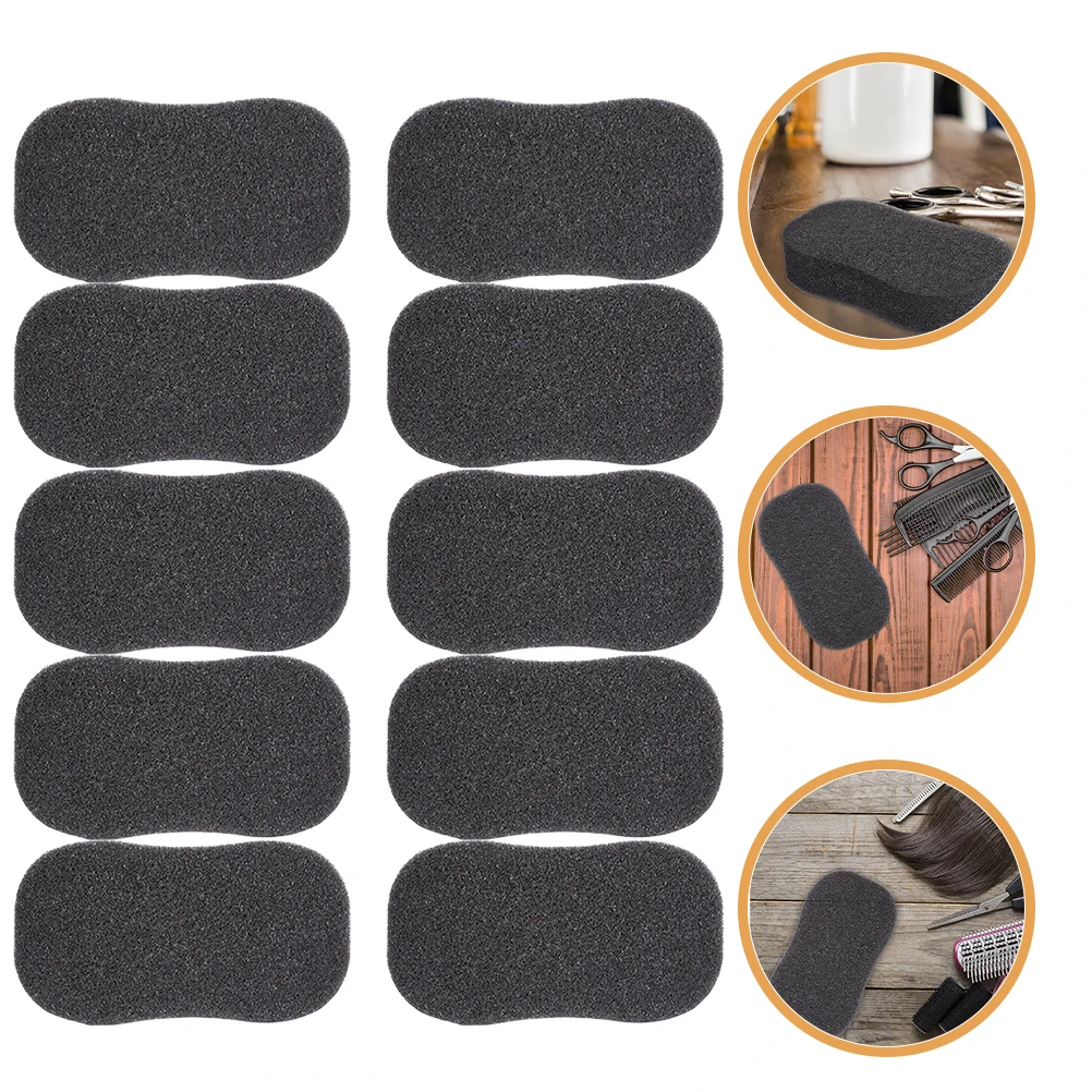 

10 pcs Hair Sponge Brush For Men Women Curls Salon Home Use Portable Lightweight Durable Sponge Hair Curl Styling Tool Easy
