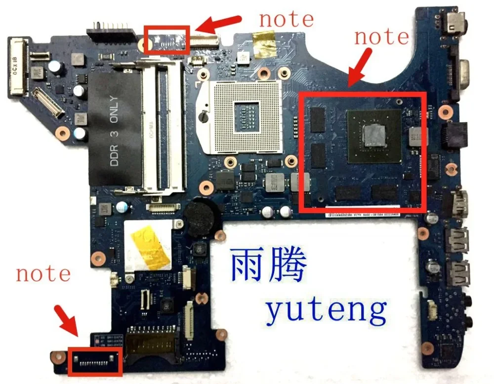

For Samsung RF511 Laptop Motherboard BA92-08160A BA92-08160B BA41-01473A MainBoard 100% Tested Fast Ship