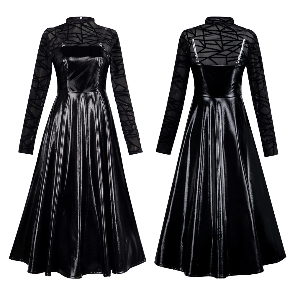 

Sakamoto's Daily Cosplay Costume A Two-dimensional Anime Character Dress A Large Buddha Black Dress Cosplay Halloween Costume