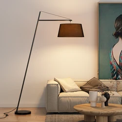 Modern Living Room Floor Lamp Bedroom Minimalist Study Art Sofa Side Lamp Bed Light Home Decoration LED Lighting Standing Lamp