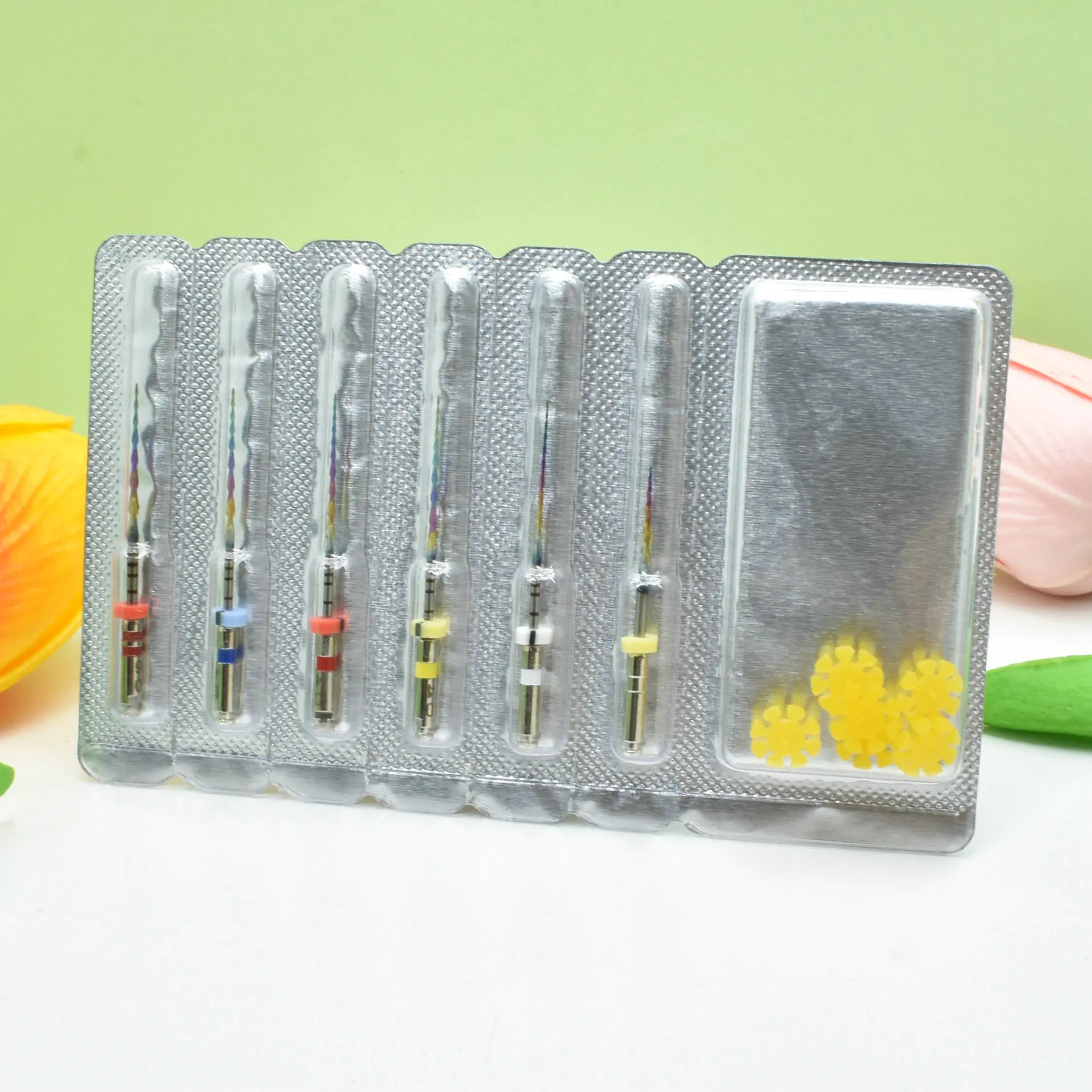 Dental Rotary New Rainbow Fles Superfiles Universal Needle Accessories Endodontic For Root Canal Files Cleaning Dentist Use