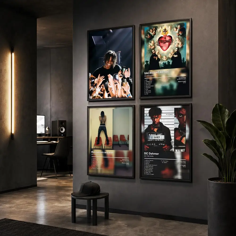 D-DC THE DON Rapper Album Poster HD Wall Art Wall Stickers Home Living Room Bedroom Bar Office Decor Prints
